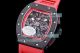 KV Factory Richard Mille RM 011 Automatic Flyback Chronograph Carbon Watch Red Rubber (3)_th.jpg